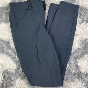 Lululemon Performance Pants Womens 28x28 Gray Stretch Chino Skinny Golf